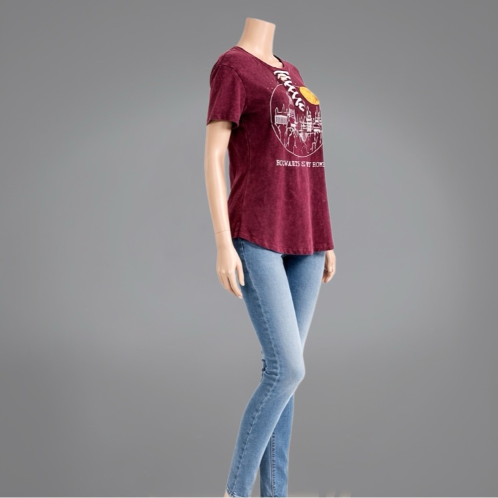Harry Potter “Hogwarts Is My Home” Lace-Up Graphic Tee - Picture 10 of 15